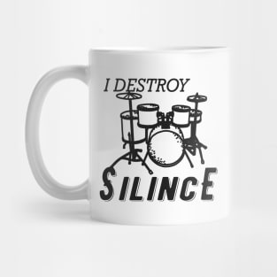 Drummer - I destroy silence Mug